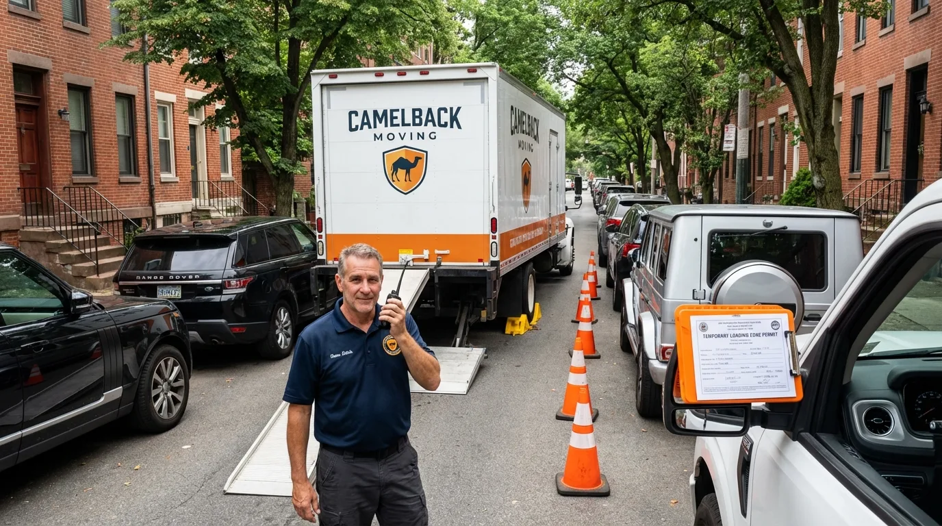 City street loading permit setup in Holden, MA